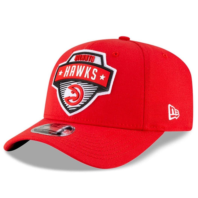 Atlanta Hawks New Era NBA 2020 Tip-Off 9FIFTY Stretch-Snap Curve Hat – Red