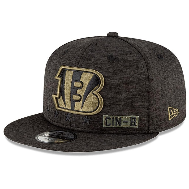 Cincinnati Bengals New Era NFL 2020 Salute To Service 9FIFTY Snapback Hat – Black
