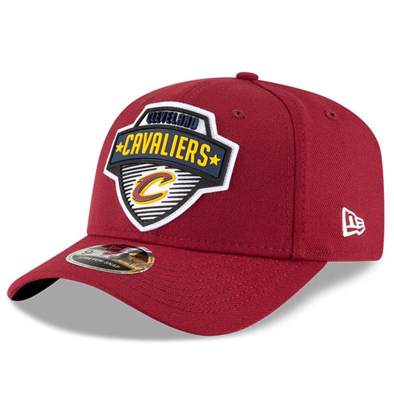 Cleveland Cavaliers New Era NBA 2020 Tip-Off 9FIFTY Stretch-Snap Curve Hat – Burgundy