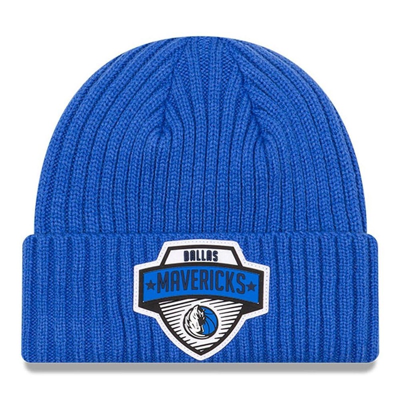 Dallas Mavericks New Era NBA 2020 Tip-Off Cuffed Knit Beanie – Blue
