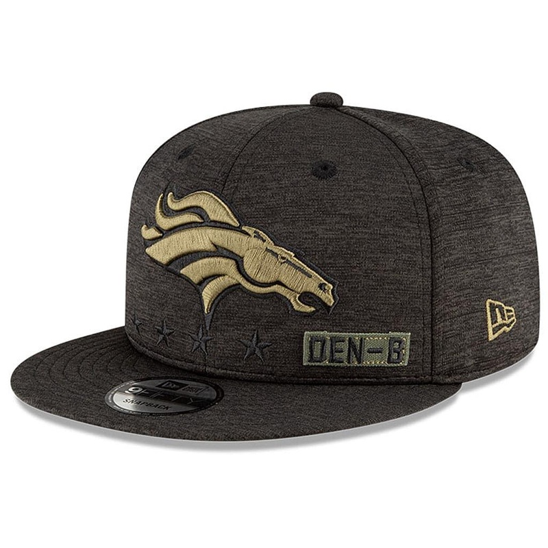Denver Broncos New Era NFL 2020 Salute To Service 9FIFTY Snapback Hat – Black