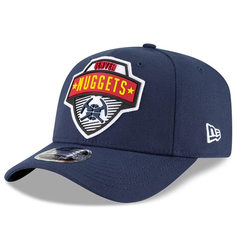Denver Nuggets New Era NBA 2020 Tip-Off 9FIFTY Stretch-Snap Curve Hat – Navy