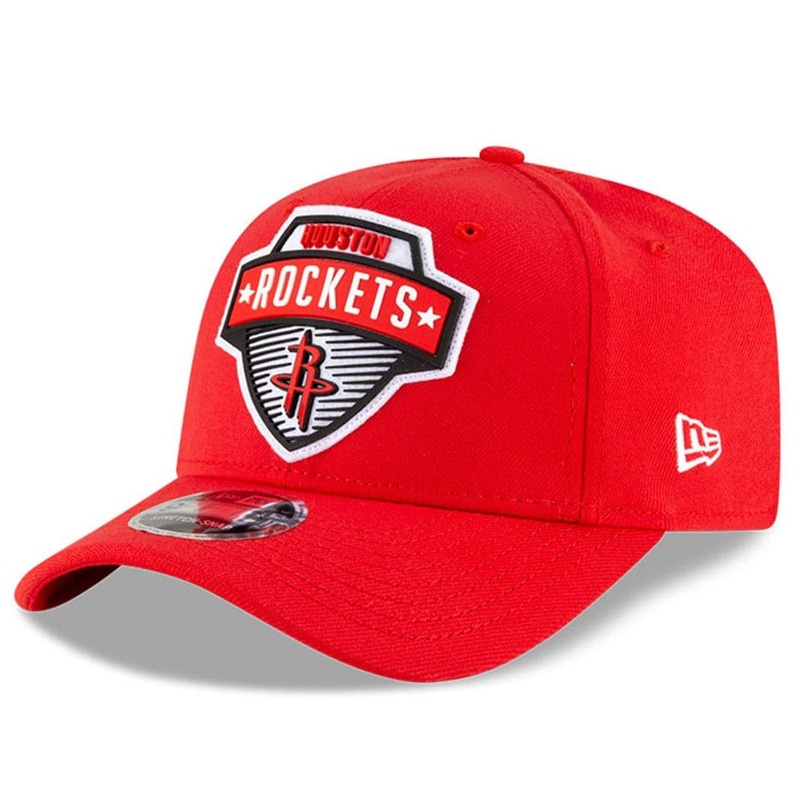 Houston Rockets New Era NBA 2020 Tip-Off 9FIFTY Stretch-Snap Curve Hat – Red