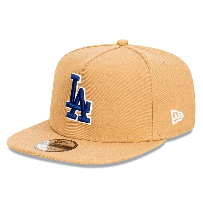 Los Angeles Dodgers New Era MLB Team 9FIFTY A-Frame Snapback Hat – Khaki