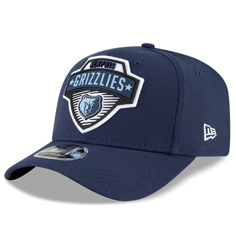 Memphis Grizzlies New Era NBA 2020 Tip-Off 9FIFTY Stretch-Snap Curve Hat – Navy