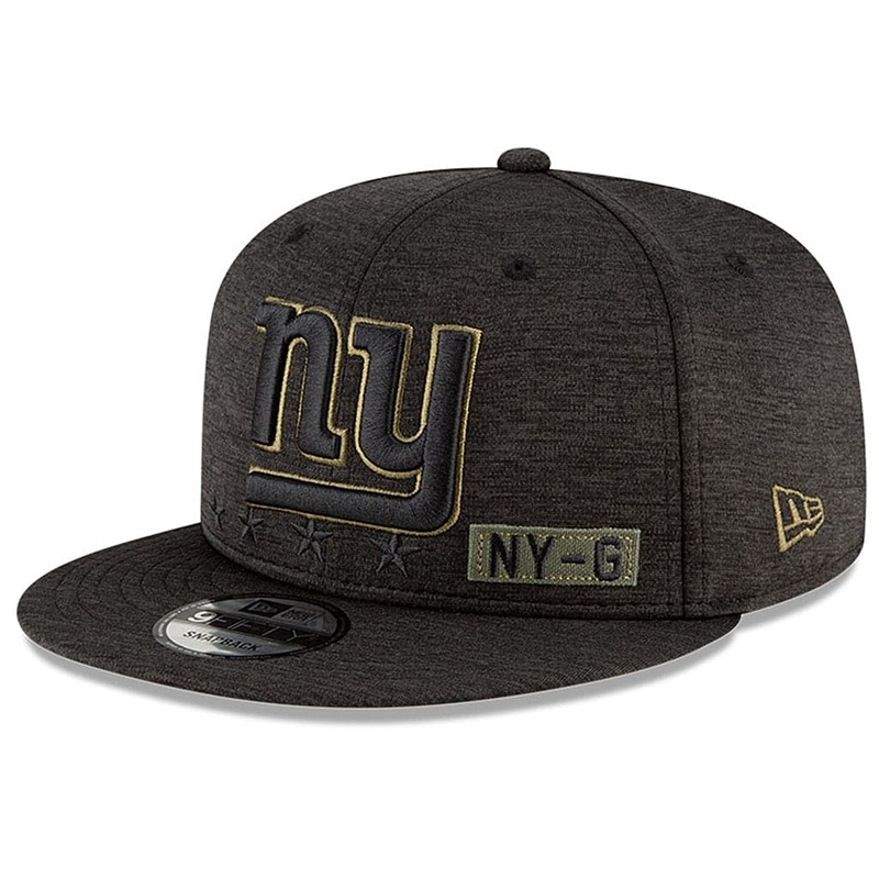 New York Giants New Era NFL 2020 Salute To Service 9FIFTY Snapback Hat – Black