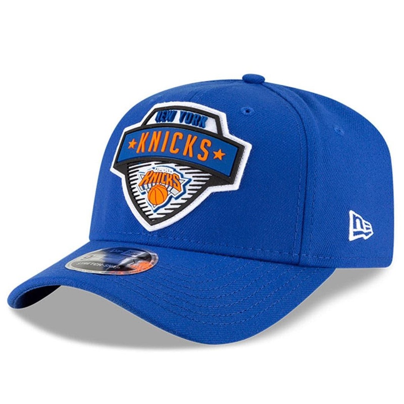New York Knicks New Era NBA 2020 Tip-Off 9FIFTY Stretch-Snap Curve Hat – Blue