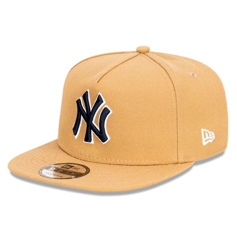 New York Yankees New Era MLB Team 9FIFTY A-Frame Snapback Hat – Khaki