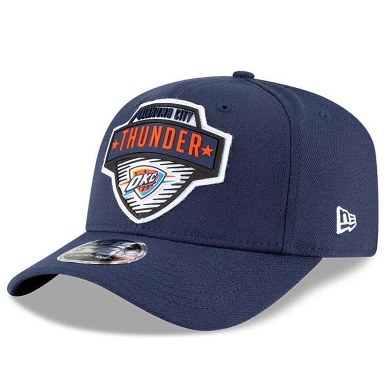 Oklahoma City Thunder New Era NBA 2020 Tip-Off 9FIFTY Stretch-Snap Curve Hat – Blue