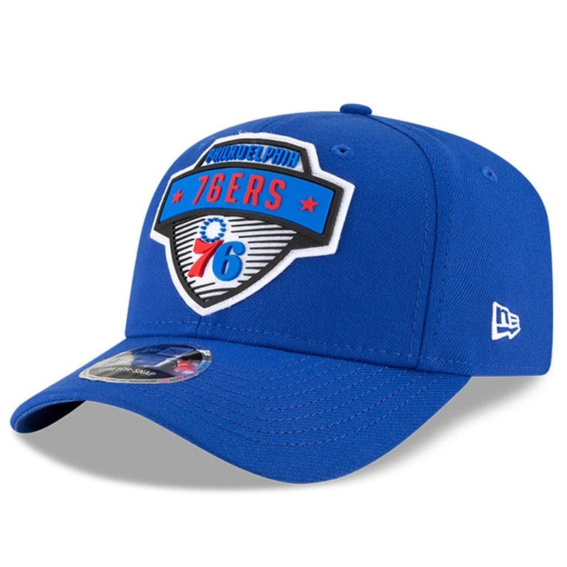 Philadelphia 76ers New Era NBA 2020 Tip-Off 9FIFTY Stretch-Snap Curve Hat – Blue