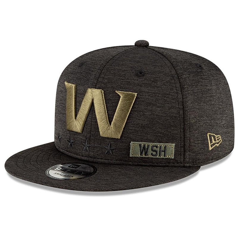 Washington Football Team New Era NFL 2020 Salute To Service 9FIFTY Snapback Hat – Black
