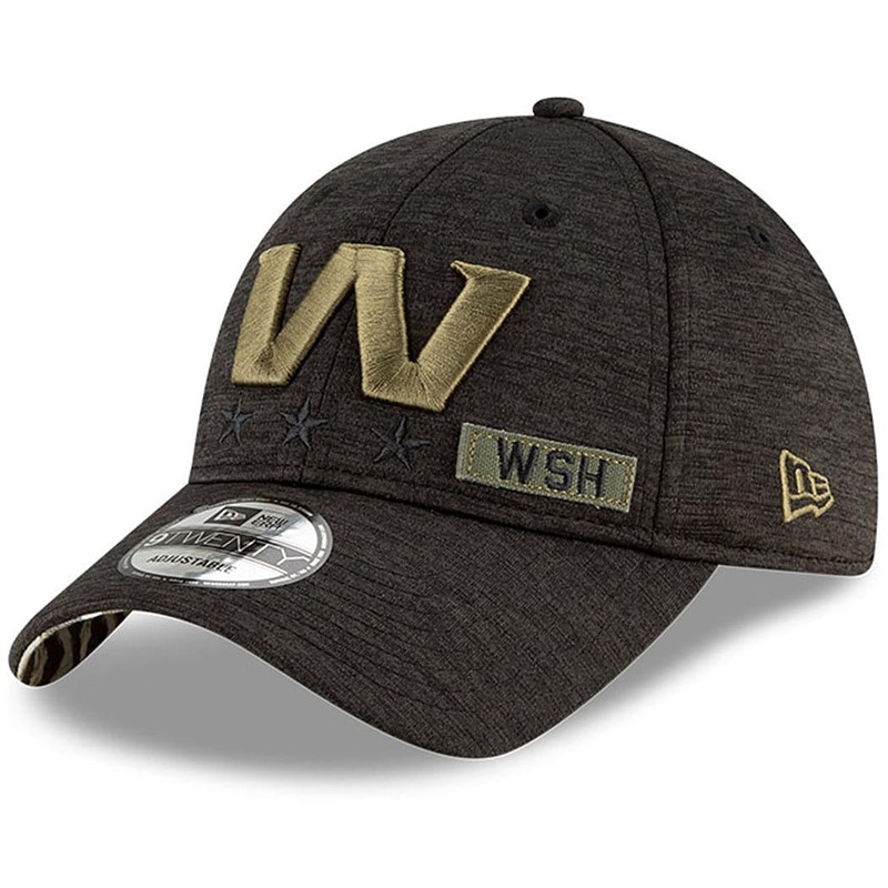 Washington Football Team New Era NFL 2020 Salute To Service 9TWENTY Curve Hat – Black