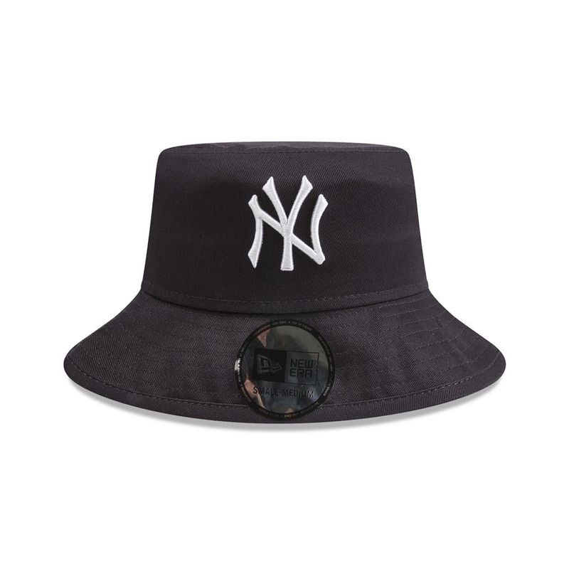 Youths New York Yankees New Era MLB Team Washed Bucket Hat – Navy