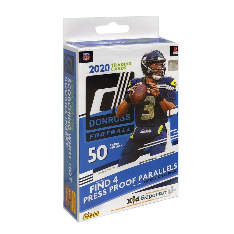 2020 Panini Donruss NFL Football Trading Cards Hanger Box