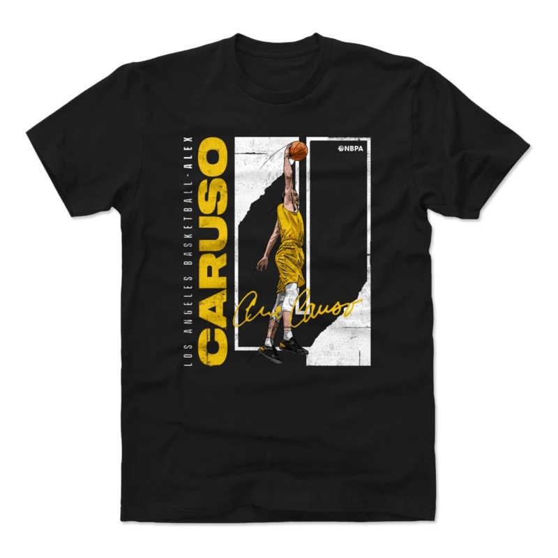 Alex Caruso Los Angeles Lakers 500 Level NBA Stretch T-Shirt – Black
