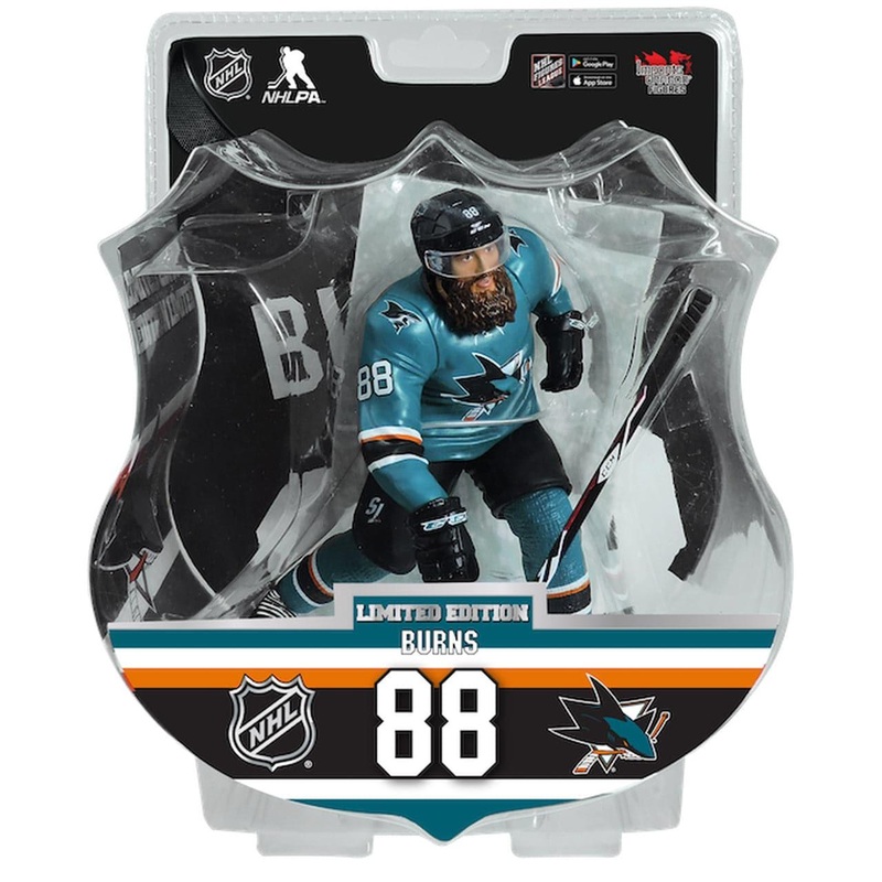 Brent Burns San Jose Sharks Imports Dragon NHL 6″ Action Figure –
