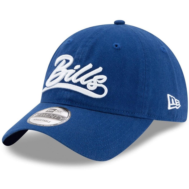 Buffalo Bills New Era NFL Tail Sweep 9TWENTY Curve Hat – Blue