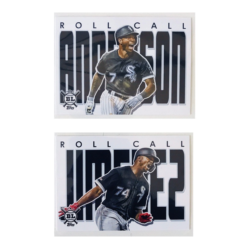 Chicago White Sox Topps MLB Big League Roll Call 2 Card Insert Set