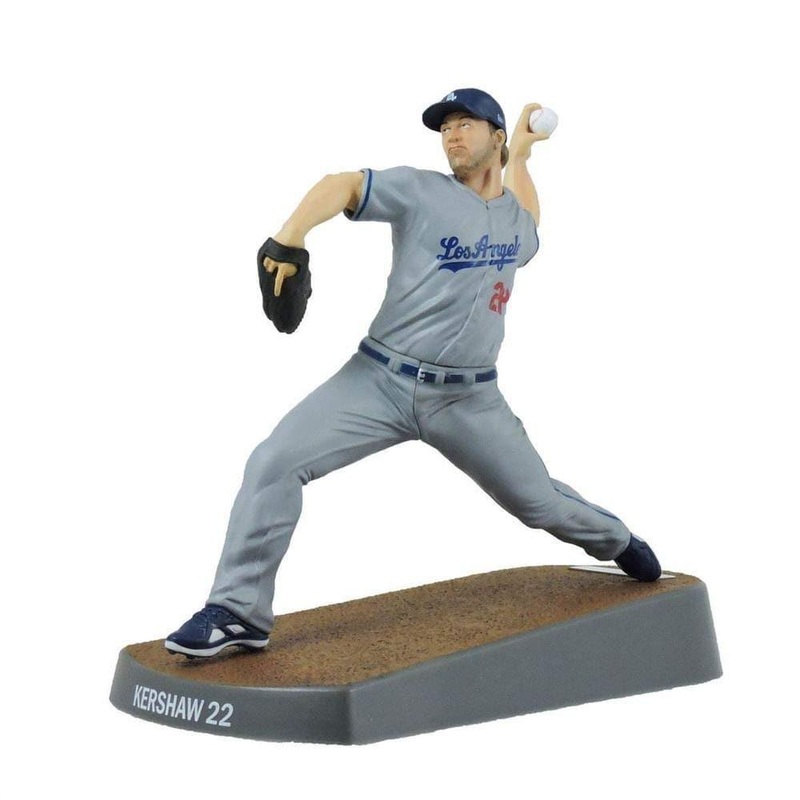 Clayton Kershaw Los Angeles Dodgers Imports Dragon MLB 6″ Action Figure – Grey