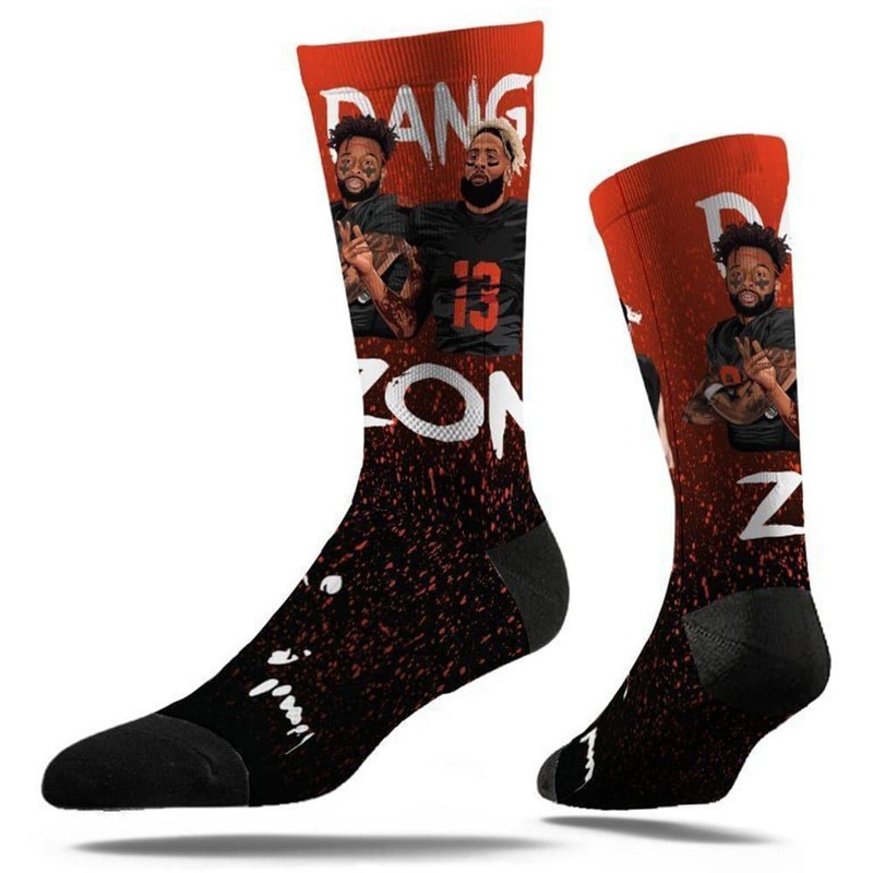 Cleveland Browns Strideline NFL Danger Zone Classic Crew Socks – Black
