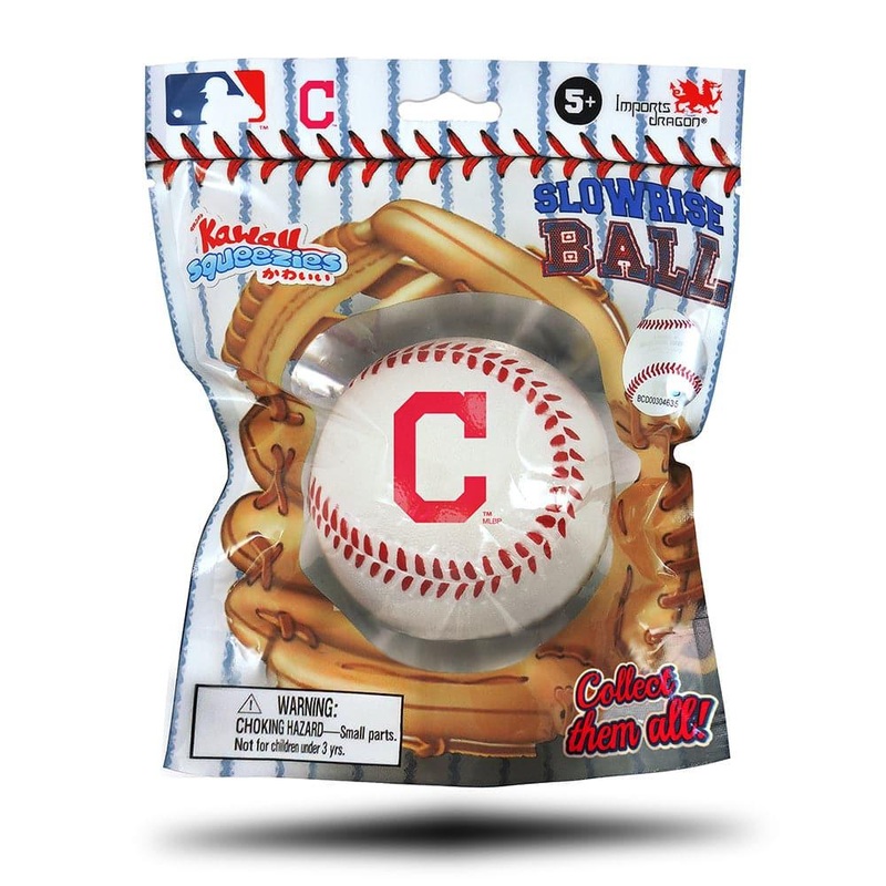 Cleveland Indians MLB Scented Indoor Soft Slow Rise Full Size Baseball