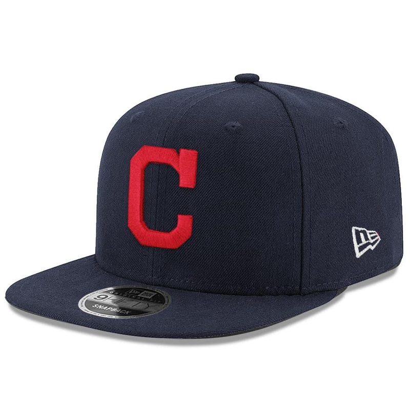 Cleveland Indians New Era MLB Team 9FIFTY OF Snapback Hat – Navy