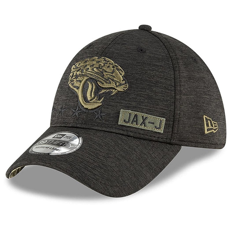 Jacksonville Jaguars New Era NFL 2020 Sideline 39THIRTY Flex Fit Curve Hat – Black
