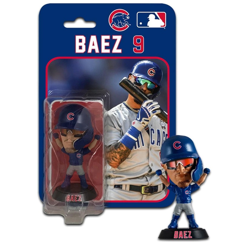 Javiez Baez Chicago Cubs Imports Dragon MLB 4″ Bobblehead Figure