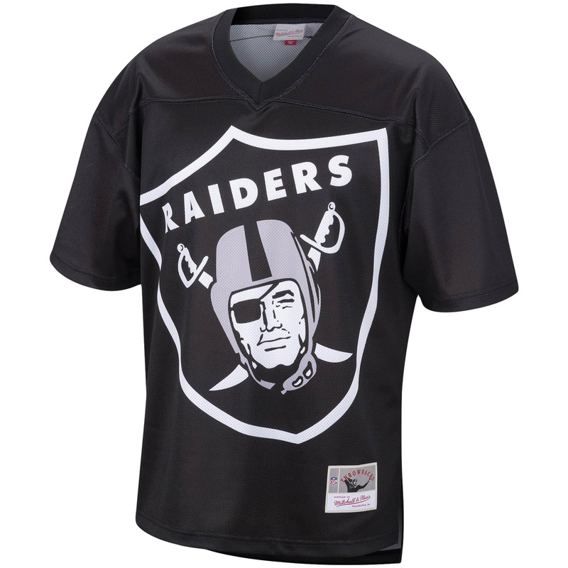 Las Vegas Raiders Mitchell & Ness NFL Big Face Jersey – Black