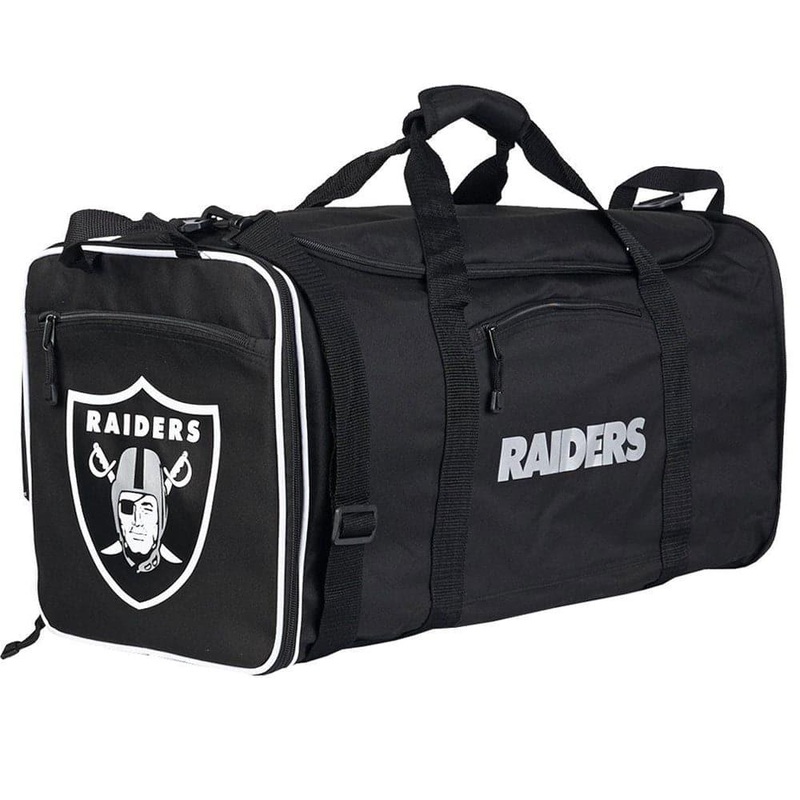 Las Vegas Raiders Northwest NFL Steal Duffell Bag – Black