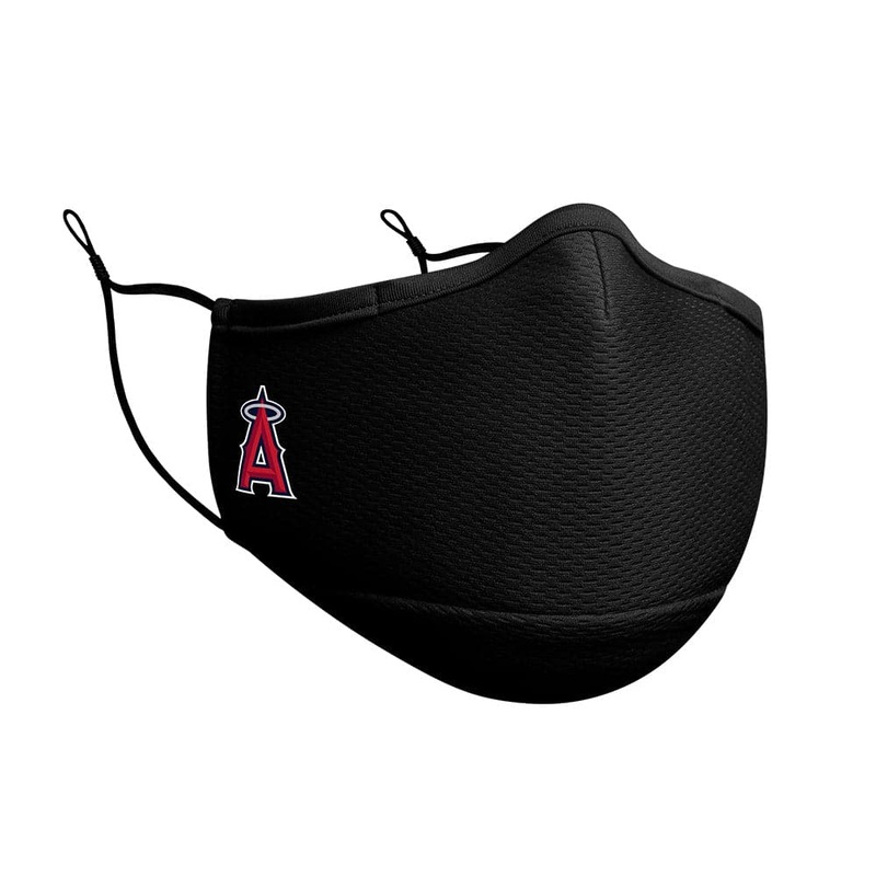 Los Angeles Angels New Era MLB On-Field Team Logo Face Mask – Black