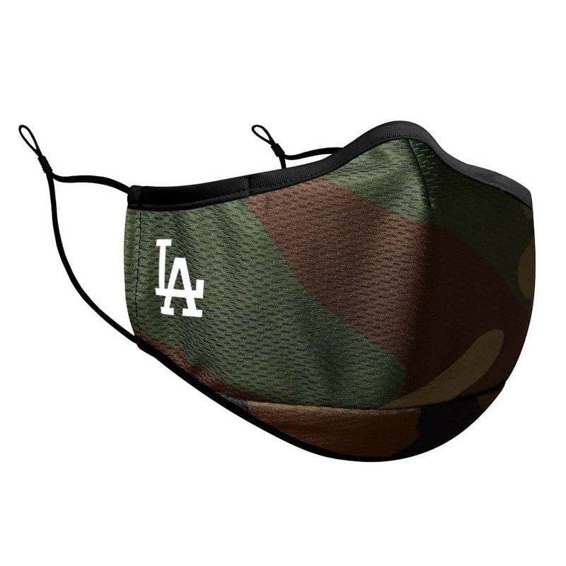 Los Angeles Dodgers New Era MLB On-Field Team Logo Face Mask – Camo