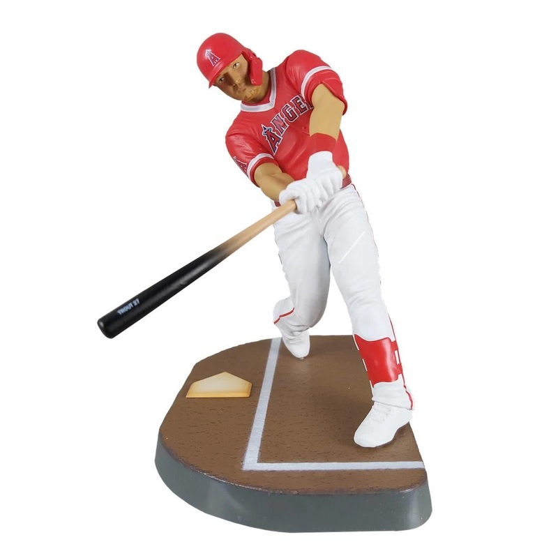 Mike Trout Los Angeles Angels Imports Dragon MLB 6″ Action Figure – Red