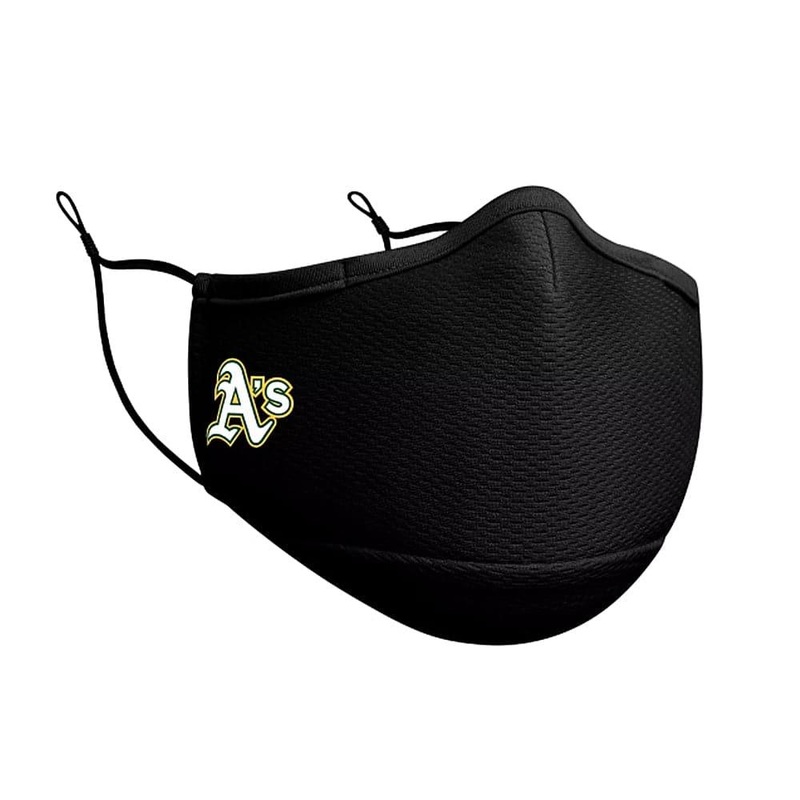 Oakland Athletics New Era MLB On-Field Team Logo Face Mask – Black