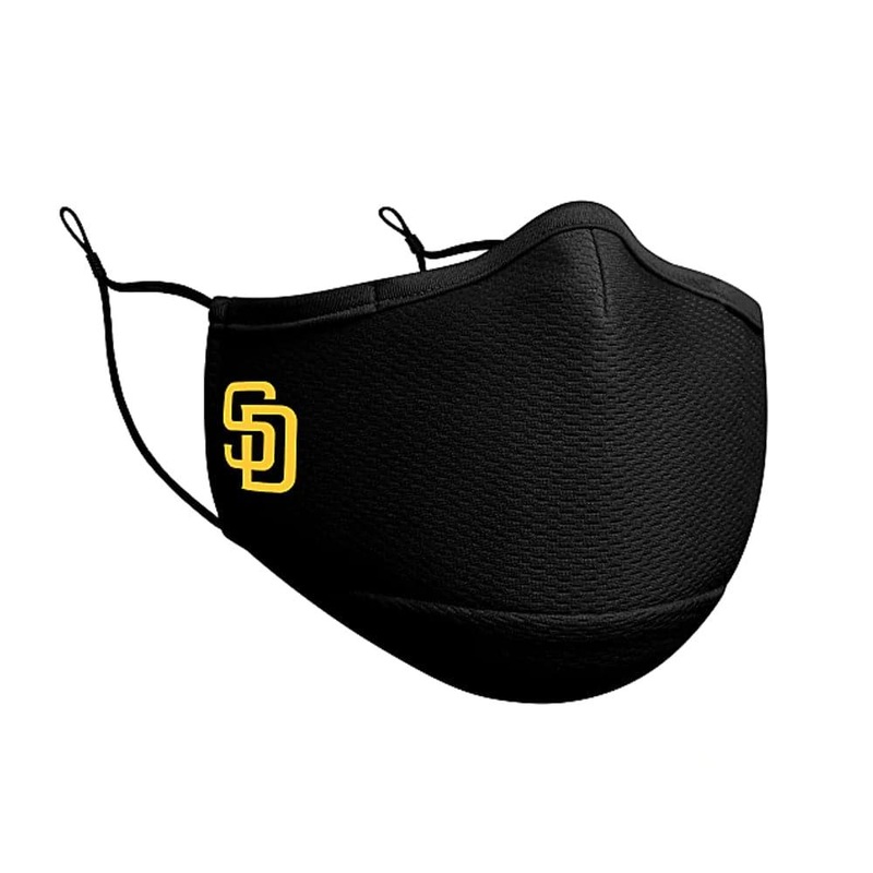 San Diego Padres New Era MLB On-Field Team Logo Face Mask – Black