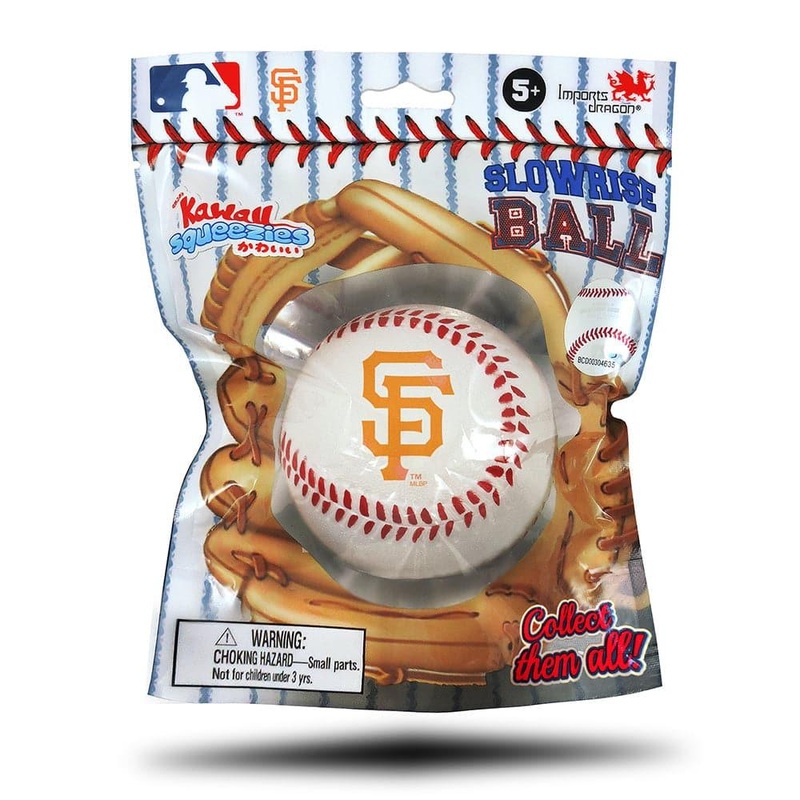 San Francisco Giants MLB Scented Indoor Soft Slow Rise Full Size Baseball