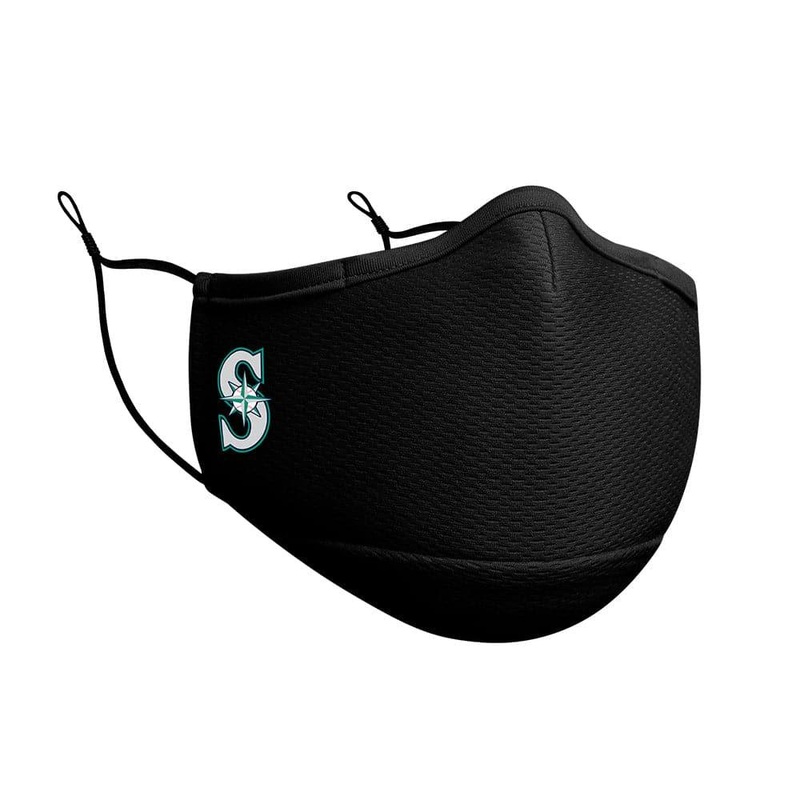 Seattle Mariners New Era MLB On-Field Team Logo Face Mask – Black