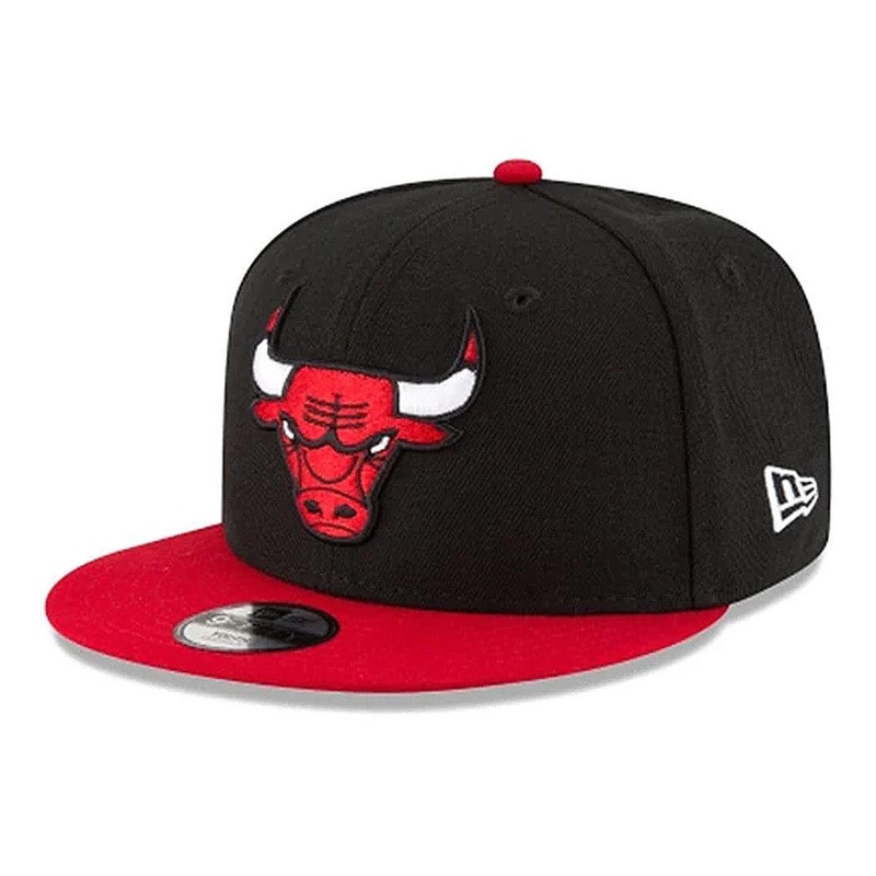 Youths Chicago Bulls New Era NBA Two Tone 9FIFTY Snapback Hat – Black