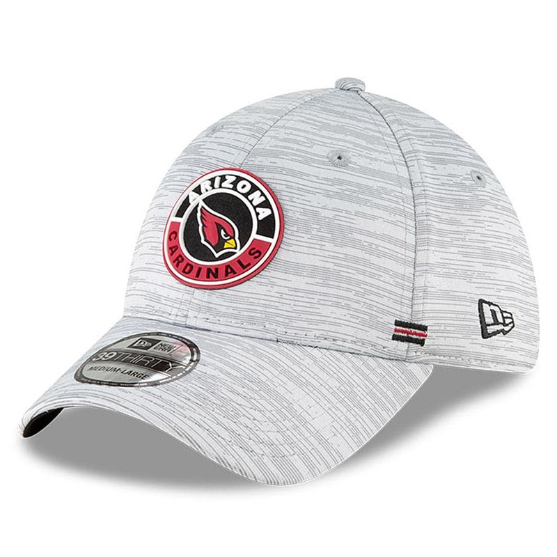Arizona Cardinals New Era NFL 2020 Sideline 39THIRTY Flex Fit Curve Hat – Grey