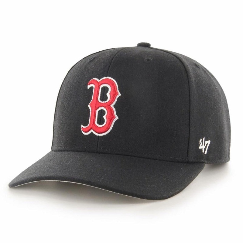 Boston Red Sox 47 MLB Team MVP DP Pre-Curved Snapback Hat – Black