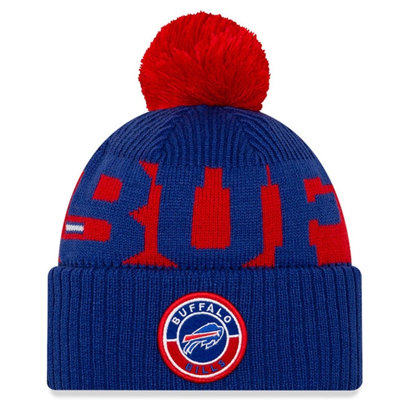 Buffalo Bills New Era NFL 2020 Team Colour Sideline Knit Beanie