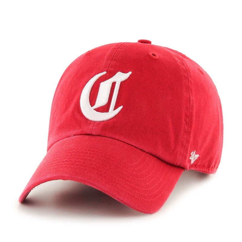 Cincinnati Reds ’47 MLB Cooperstown Clean Up Adjustable Curve Hat – Red