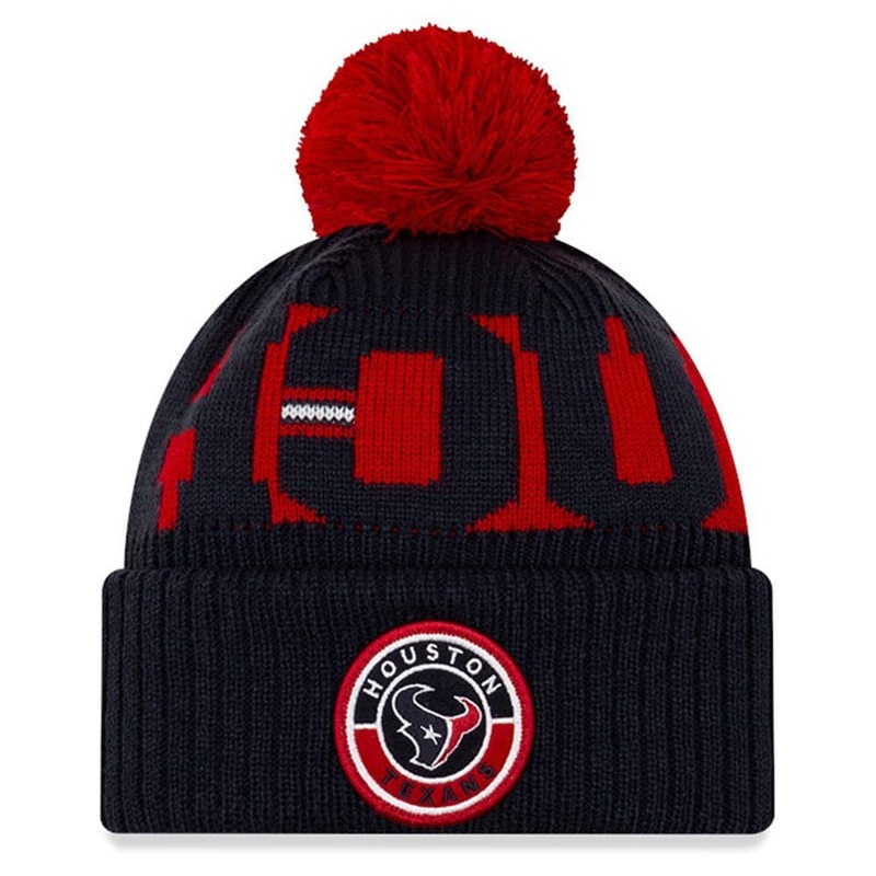 Houston Texans New Era NFL 2020 Team Sideline Knit Beanie – Navy