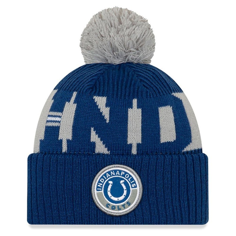 Indianapolis Colts New Era NFL 2020 Team Colour Sideline Knit Beanie