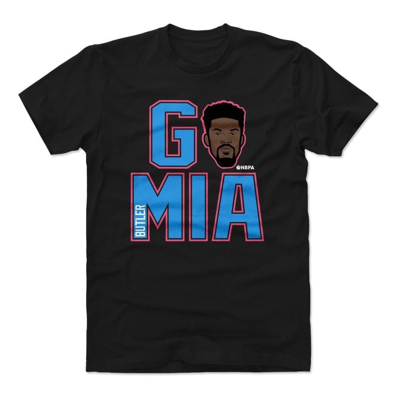 Jimmy Butler Miami Heat 500 Level NBA Go Miami T-Shirt – Black