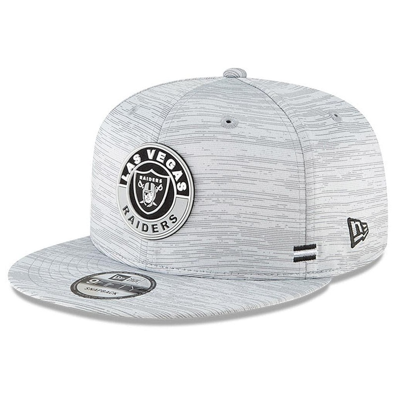 Las Vegas Raiders New Era NFL 2020 Sideline 9FIFTY Snapback Hat – Grey