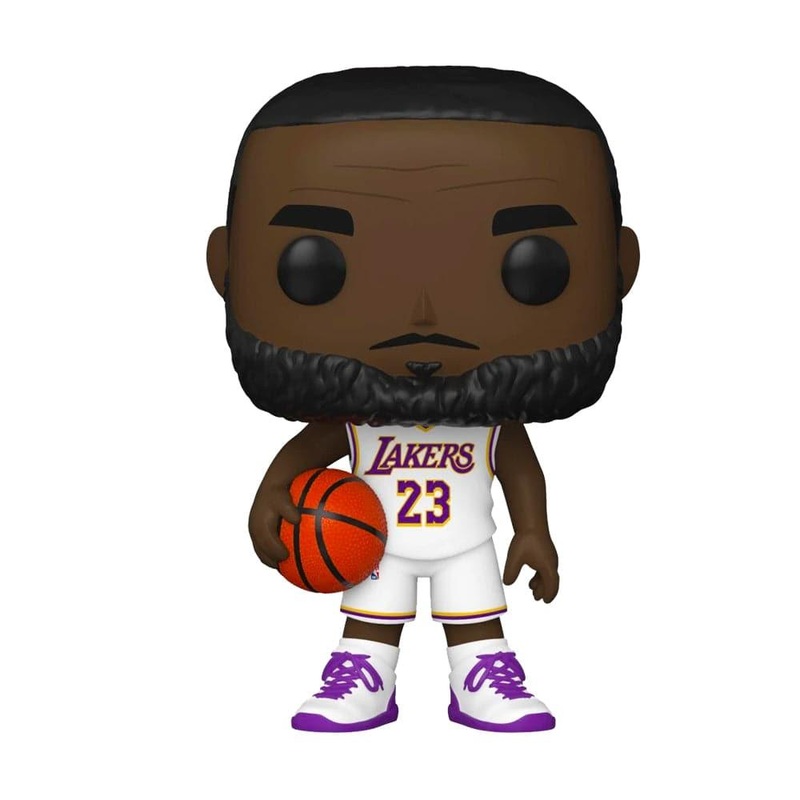 LeBron James Los Angeles Lakers Funko NBA Alternate Pop Figure – White