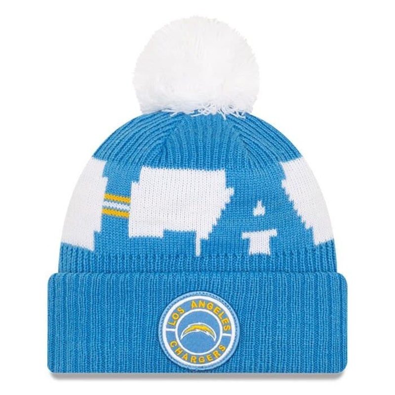 Los Angeles Chargers New Era NFL 2020 Team Colour Sideline Knit Beanie – Blue