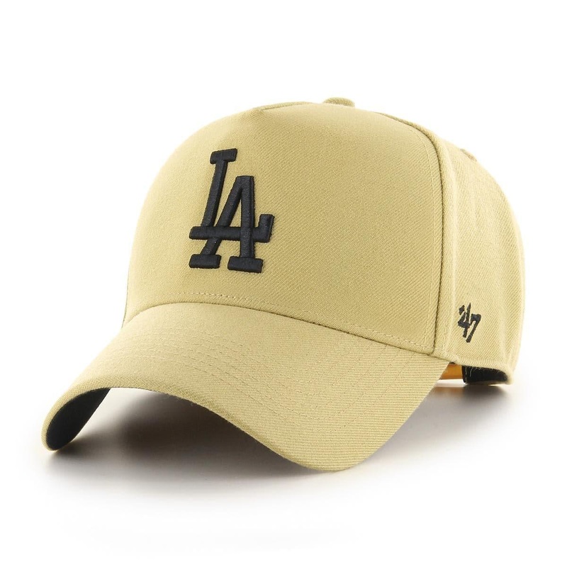 Los Angeles Dodgers 47 MLB Tonal Logo MVP DT Curve Snapback Hat – Tan