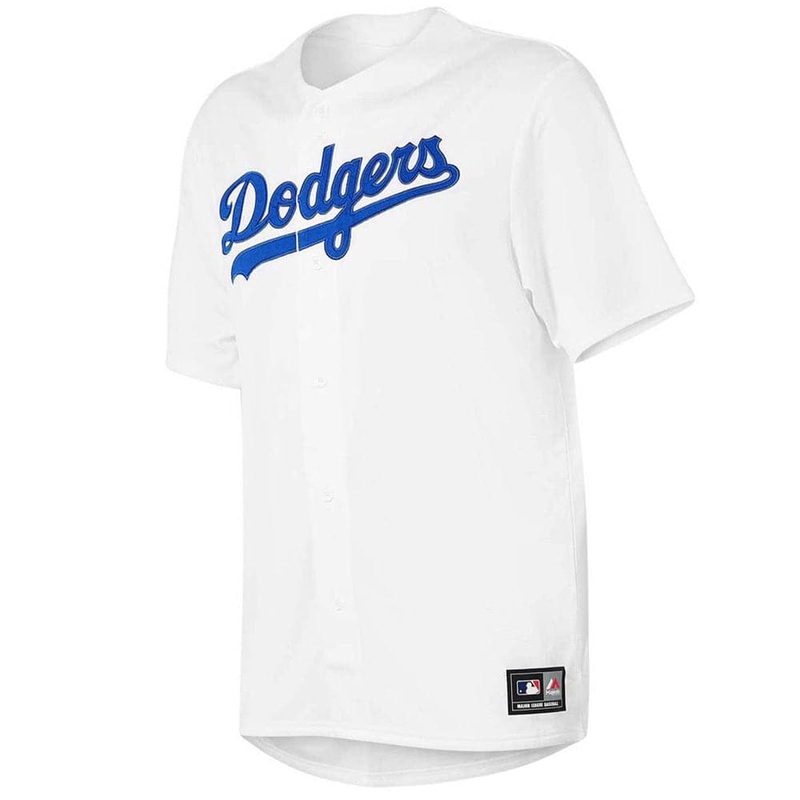 Los Angeles Dodgers Majestic MLB Fan Replica Jersey – White
